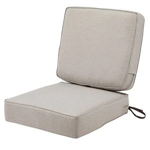 NWT Classic Accessories Montlake FadeSafe Water Resistant Patio Cushion Set